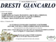 Dresti Giancarlo di anni 77