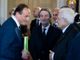 Passaggio di consegne tra Fontana e Cirio alla presenza del presidente Mattarella