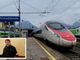 Foto: la stazione di Domodossola, nel riquadro Francesco Gaiardelli