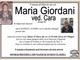 Maria Giordani ved. Cara di anni 99