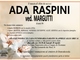 Ada Raspini ved. Margutti di anni 84
