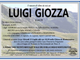 Luigi Giozza di anni 88