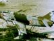 Il Fiat G91 collocato all'aviosuperficie di Masera anni fa