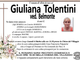 Giulia Tolentini ved. Belmonte di anni 62