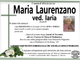 Maria Laurenzano ved. Iaria di anni 80
