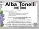 Alba Tonelli ved. Rossi di anni 101