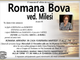 Romana Bova ved. Milesi 88 anni