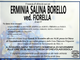 Erminia Salina Borello ved. Fiorella di anni 87