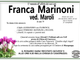 Franca Marinoni ved. Maroli di anni 79