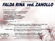 Falda Rina ved. Zanollo di anni 92