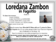 Loredana Zambon in Fagotto di anni 62