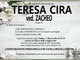 Teresa Cira ved. Zacheo di anni 90