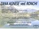 Zana Agnese ved. Ronchi di anni 98