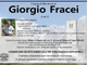 Giorgio Fracei di anni 82