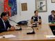 A sinistra il sottosegretario regionale Alberto Preioni, la presidente delle Aree Protette dell'Ossola Vittoria Riboni e il presidente del Parco Valgrande, Luigi Spadone