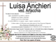 Luisa Anchieri ved Arfracchia di anni 83