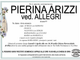 Pierina Arizzi ved. Allegri di anni 97