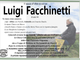 Luigi Facchinetti di anni 84