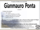Gianmauro Ponta di anni 86