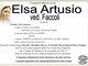 Elsa Artusio ved. Faccoli di anni 85