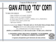 Gian Attilio &quot;Tio&quot; Corti di anni 92