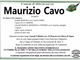 Maurizio Cavo di anni 87