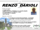 Renzo Darioli di anni 82