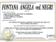 Fontana Angela ved. Negri di anni 88