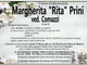Margherita &quot;Rita&quot; Prini ved. Comazzi di anni 84