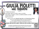 Giulia Pioletti ved. Tabarini di anni 90