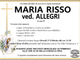 Maria Risso ved. Allegri di anni 93