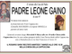 Padre Leone Gaino di anni 97