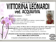Vittorina Leonardi ved. Acquaviva di anni 83