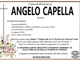 Angelo Capella di anni 82