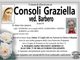 Consoli Graziella ved. Barbero di anni 89