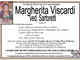 Margherita Viscardi ved. Sartoretti di anni 87