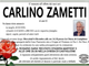 Carlino Zametti di anni 82