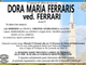 Dora Maria Ferraris ved. Ferrari di anni 97