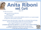 Anita Riboni ved. Curti classe 1933