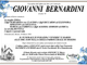 Giovanni Bernardini di anni 95