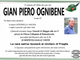 Gian Piero Ognibene 85 anni