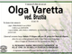 Olga Varetta ved. Brustia di anni 101