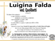 Luigina Falda ved. Quolibetti 85 anni