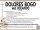 Dolores Bogo ved Rolando 88 anni