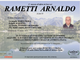 Rametti Arnaldo di anni 85