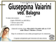 Giuseppina Vaiarini ved. Balagna di anni 80