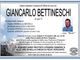 Giancarlo Bettineschi di anni 72