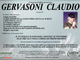 Gervasoni Claudio di anni 60