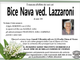 Bianca Nava ved. Lazzaroni di anni 104