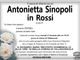 Antonietta Sinopoli in Rossi 85 anni